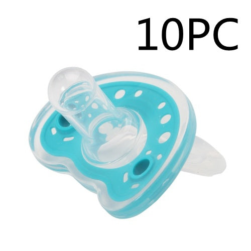 Baby Products Full Silica Gel Pacifier Two-color Liquid Silicone Sleep Comfort Baby Pacifier Baby