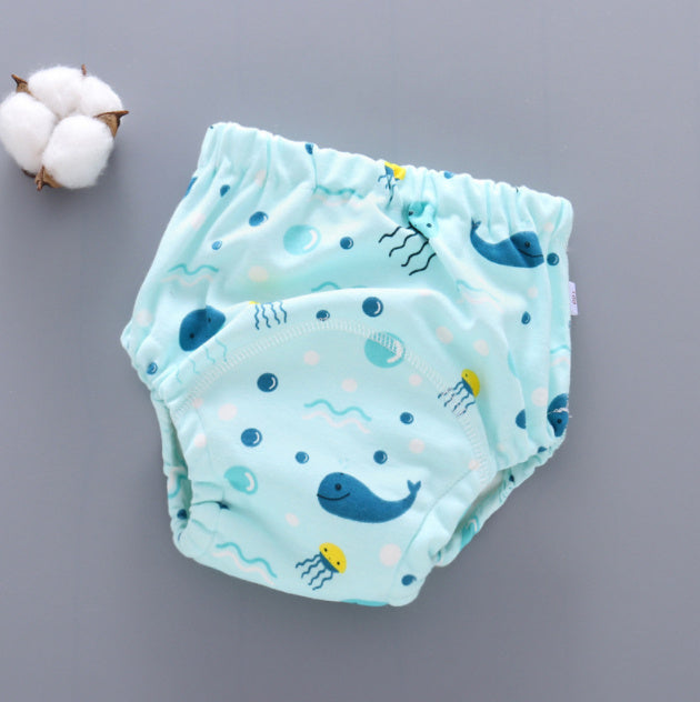 Baby Training Pants Washable 6-layer Gauze Diaper Cover